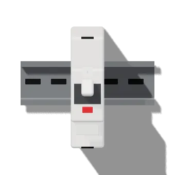 An ordinary MCB breaker